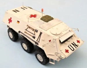 TPz 1 Fuchs Transportpanzer, Bundeswehr - UN, gebautes Modell, Maßstab 1/35 - Bild 1 von 4