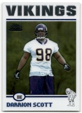 2004 Topps Chrome Darrion Scott Rookie Minnesota Vikings #247