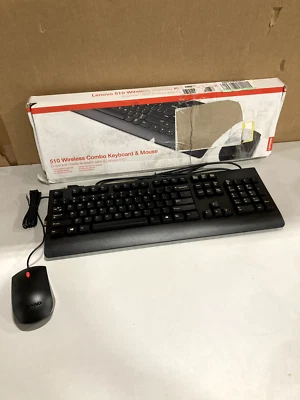 Lenovo 510 (GX30N81775) Wireless Keyboard & Mouse Combo Set - Image 1 of 3