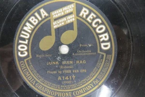 Fred Van Eps - COLUMBIA A1417 - Junk Man Rag - Banjo Solo - Bild 1 von 2