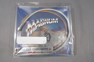 NOS NEW Magnum Chromite 21" Brake Line HARLEY 10Mm 180 Deg 21" 37621 1204-3728 - Picture 1 of 3