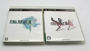 Lot of 2 PS3 Final Fantasy XIII & XIII-2 Sony PlayStation 3 Japan Import - Bild 1 von 4