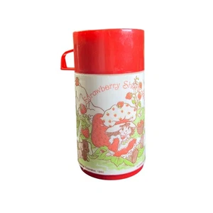 Vintage Disney Strawberry Shortcake Thermoskanne von Aladdin 80er Jahre rot - Bild 1 von 11