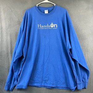 Camicia vintage manica lunga uomo 3XL mani sulla costa del Golfo volontari soccorso disastro - Foto 1 di 10