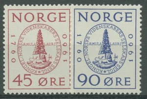 Norwegen 1960 Wissenschaftliche Gesellschaft Siegel 440/41 postfrisch - Bild 1 von 1