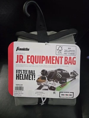 Franklin JR. Tee Ball Equipment Bag 34"x9"x6" para murciélagos tacos guante bolas nuevo Foto 1 de 3