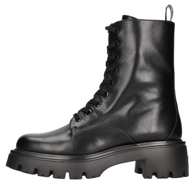 EMERSON LACE-UP BTIE Stivaletti e scarponcini STUART WEITZMAN Donna Nero Amv06_s - Immagine 1 di 4