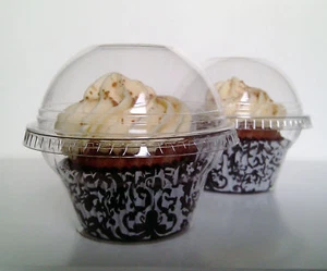 CUPCAKE FAVOR CUPS 25 party wedding container - box - holder - Picture 1 of 3