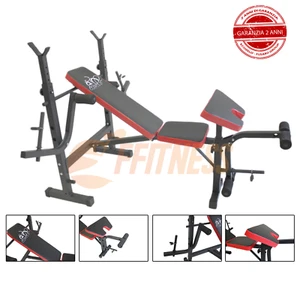 PANCA MULTIFUNZIONE PALESTRA CASA ADDOMINALI BODY BUILDING CRUNCH inestetismi - Zdjęcie 1 z 9