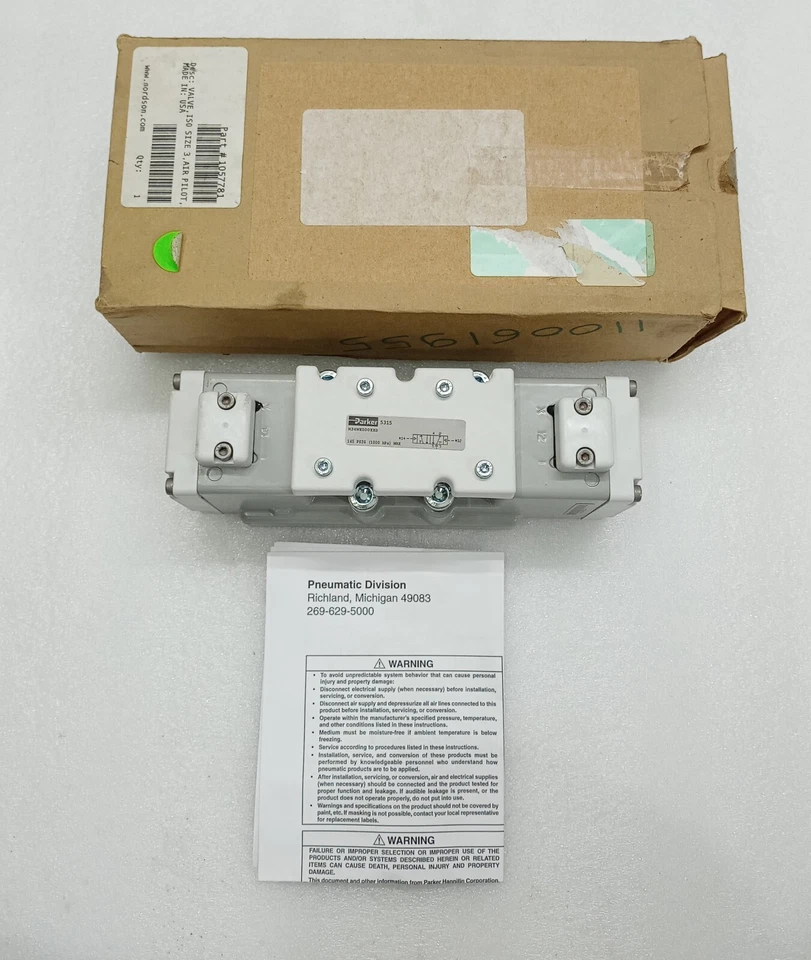 Vanne Pneumatique Parker H34WX000XXD - Photo 1/4