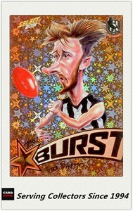 2018 Select AFL Footy Stars ORANGE Starburst Card SP16 TOM PHILLIPS-Coll'wood