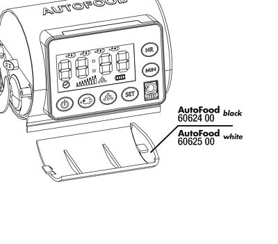 Batteriedeckel für Futterautomat JBL AutoFood BLACK und WHITE - Bild 1 von 2