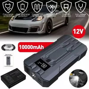 Car Jump Starter, 10000mAh Portable Jump Starter Battery Pack, With LCD Smart - Picture 1 of 6