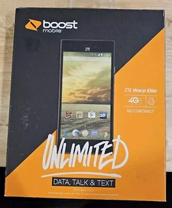 Boost Mobile ZTE Warp Elite 4G Lite No-Contract Smart Phone 16GB/2GB A102076 - Picture 1 of 4