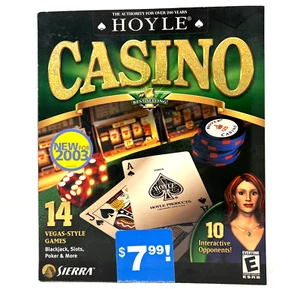 Hoyle Casino Sierra Juego PC Windows CD-ROM - Raro Costco Versión Big Box - Imagen 1 de 11