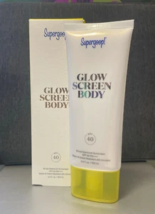 SUPERGOOP! Glowscreen Body SPF40 PA+++ Sunscreen 100ml/3.4oz, NIB Sealed Tube - Picture 1 of 4