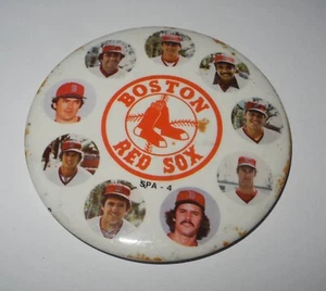 1975 Boston Red Sox Baseball World Series Stadium Souvenir Team Pin Button - Picture 1 of 2
