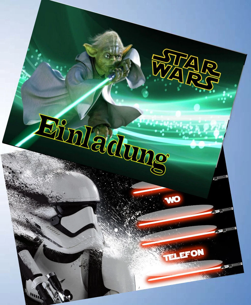 Papyrus Star Wars Geburtstagskarten-Set – Mit BB-8 Und Yoda, 3 Karten Inkl. Umschläge