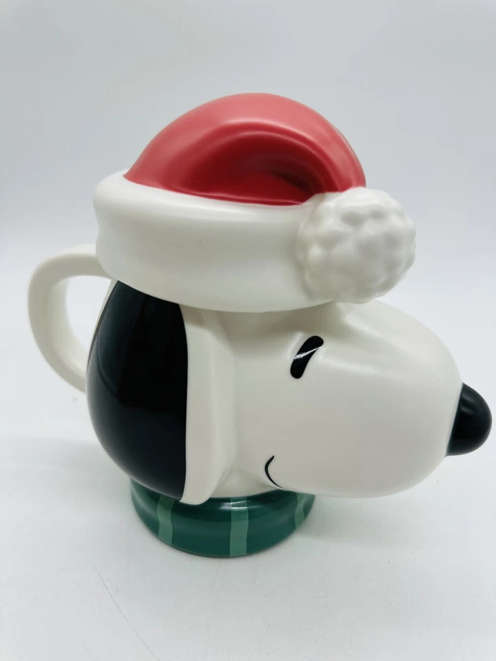 Hallmark Peanuts Santa Snoopy Porcelain Mug W/ Sound 2024