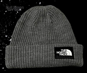 New The North Face Salty Dog TNF Med Gray Heather Mens Womens Cap Hat Beanie - Picture 1 of 2