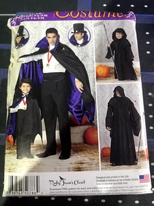 Simplicity Sewing Pattern S0786 - Men's & Boy's capes - S-L/ S-XL -Uncut - Picture 1 of 1