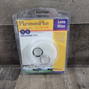 SUNPAK  PLATINUM PLUS UV FILTER 25MM 27MM 25-27 mm DF-8000  - Picture 1 of 4