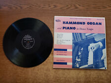 1950S Excellent Hammond Organ & piano in dance temp 18172 10" Lp33