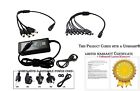 12V AC Adapter with 9-Way Power Splitter For Night Owl Security Combo DVR/Camera