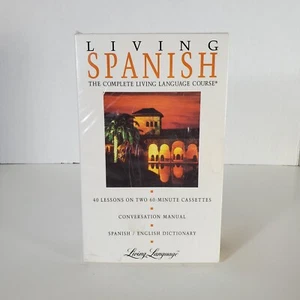 Living Language English for Native Spanish Speaker 1991 Cassettes **SEALED NEW** - Picture 1 of 6