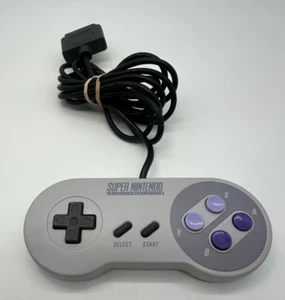 Official Super Nintendo Controller 1991 SNES SNS-005- TESTED & WORKS - Picture 1 of 5