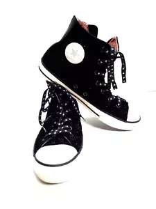 Sneaker da donna Converse all star chuck Taylor taglia 6 nere alte glitter - Foto 1 di 10