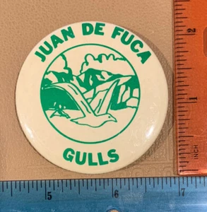 Vintage Juan de Fuca Gulls 2” Button Pin - Picture 1 of 2