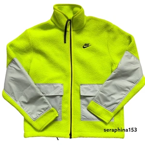 Nike Mens Small Jacket Sportswear Sherpa Fleece Essentials DD5021-345 Runs Large - Picture 1 of 8