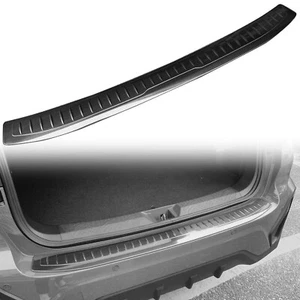 For Subaru Crosstrek 2024-2025 Black Steel Rear Bumper Sill Plate Protector Trim - Picture 1 of 5