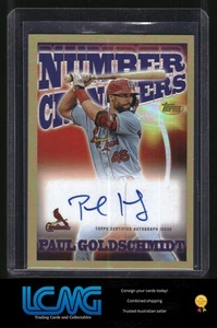 2023 Topps Archives #97SB-PG Paul Goldschmidt Season’s Best Auto Gold #/50 G4J - Picture 1 of 2
