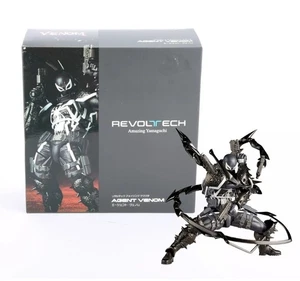 Revoltech Amazing Yamaguchi Agent Venom Kaiyodo Action Figure NEW Open Box - Picture 1 of 9