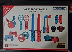 18 In 1 Sportswear Controller Covers For Nintendo Switch / OLED by CODOGOY - Picture 1 of 3