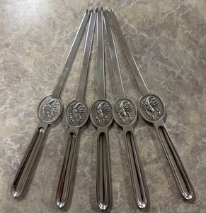 Set 5 Vintage/Antique Silverplate Lobster Picks - Forks Crab Lot Seafood - Picture 1 of 2