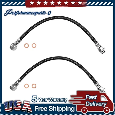 Linha de mangueira de freio Sunsong dianteira 2x para 1972 1973 Chevrolet Camaro 5.7L - Imagem 1 de 3