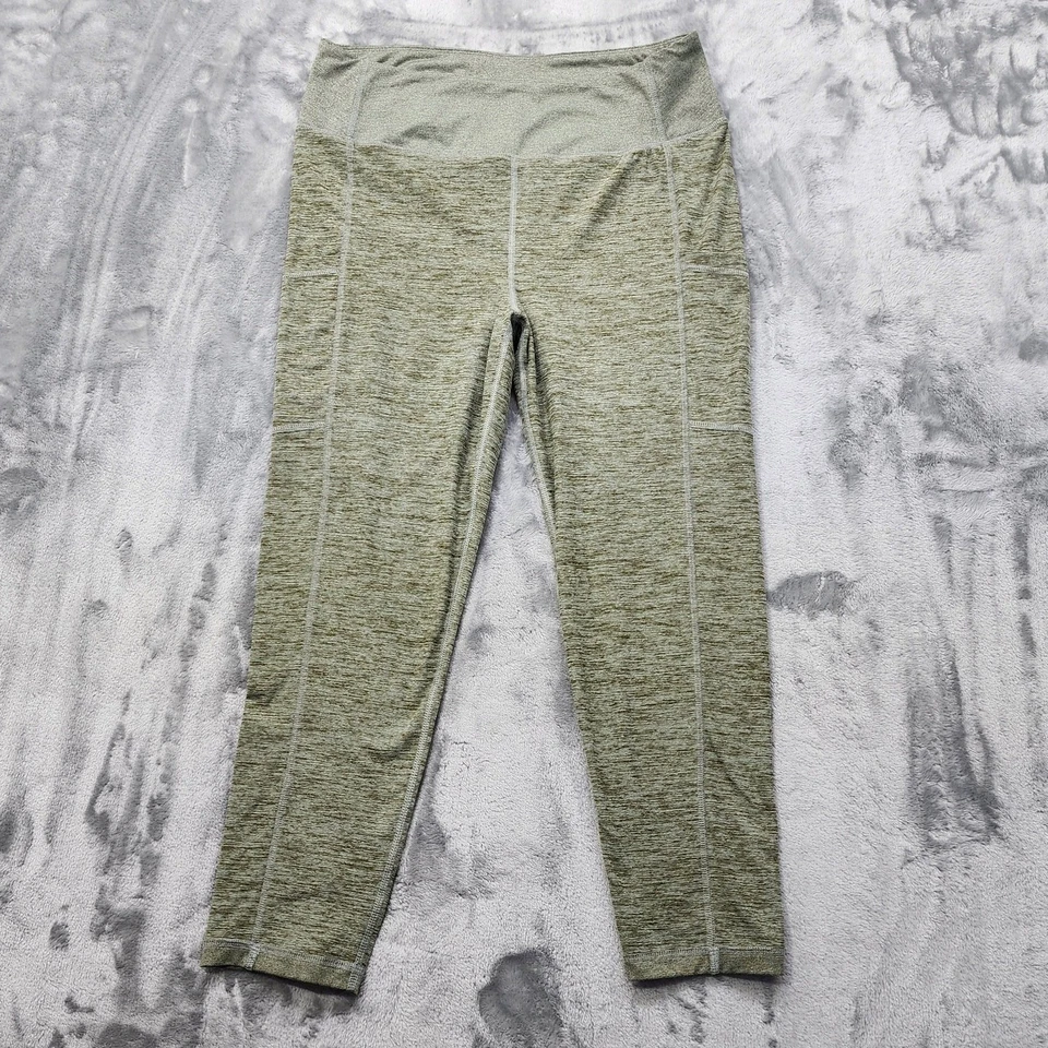 Leggings Sonoma para mujer L verdes fin de semana cintura alta 7/8 elásticos entrenamiento yoga Foto 1 de 4