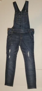 Girl's Overalls Denim Distressed Xhilaration Size L (10/12) - Picture 1 of 6