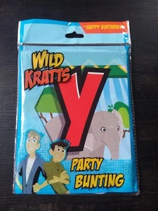Wild Kratts Happy Birthday Party Wimpelkette - Bild 1 von 2