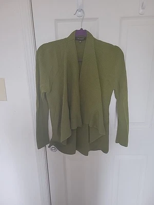 Cárdigan mujer Chaus usado verde talla mediana color verde azulado sin cierre Foto 1 de 4