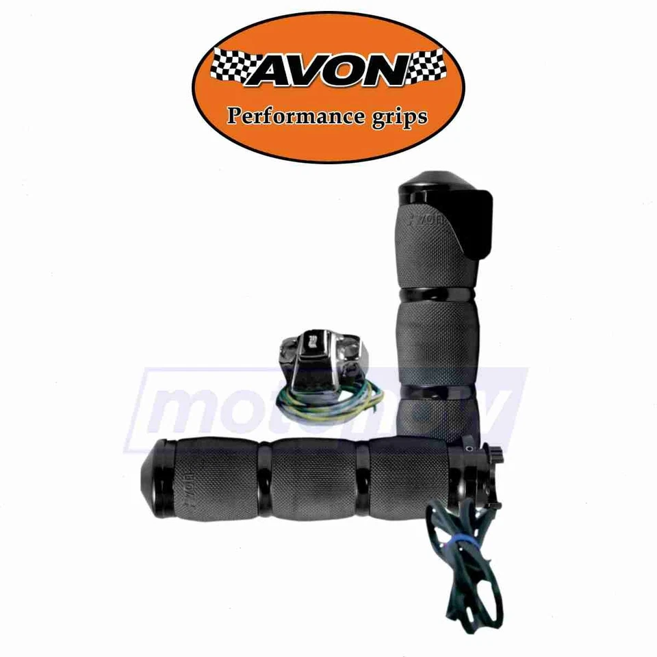Avon Grips Air Cushion Heated Grips with Throttle Boss for 1998-2011 Yamaha cv Foto 1 de 4