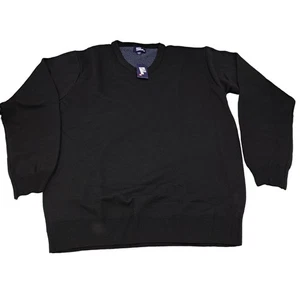 Billy London UK Black Soft Long Sleeve Ultra-soft Sweater V-Neck Size XXL - Picture 1 of 9