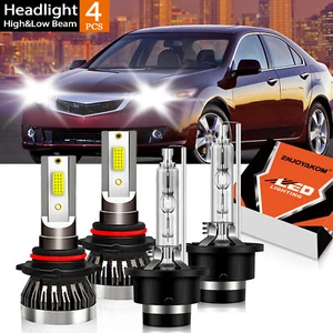 9005+D2S Faro LED HID Bombillas de haz alto bajo 6000K para Acura TSX 2009-2014 - Imagen 1 de 11