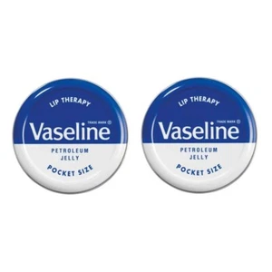Vaseline ORIGINAL Lip for Dry lip Petroleum Jelly Therapy - 2 x Tins of 20g - Picture 1 of 1