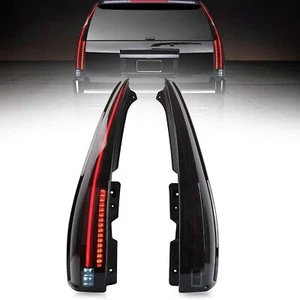 VLAND Smoked Lens LED Tail Lights Assembly For Cadillac Escalade 2007-2014 1Pair - Picture 1 of 12