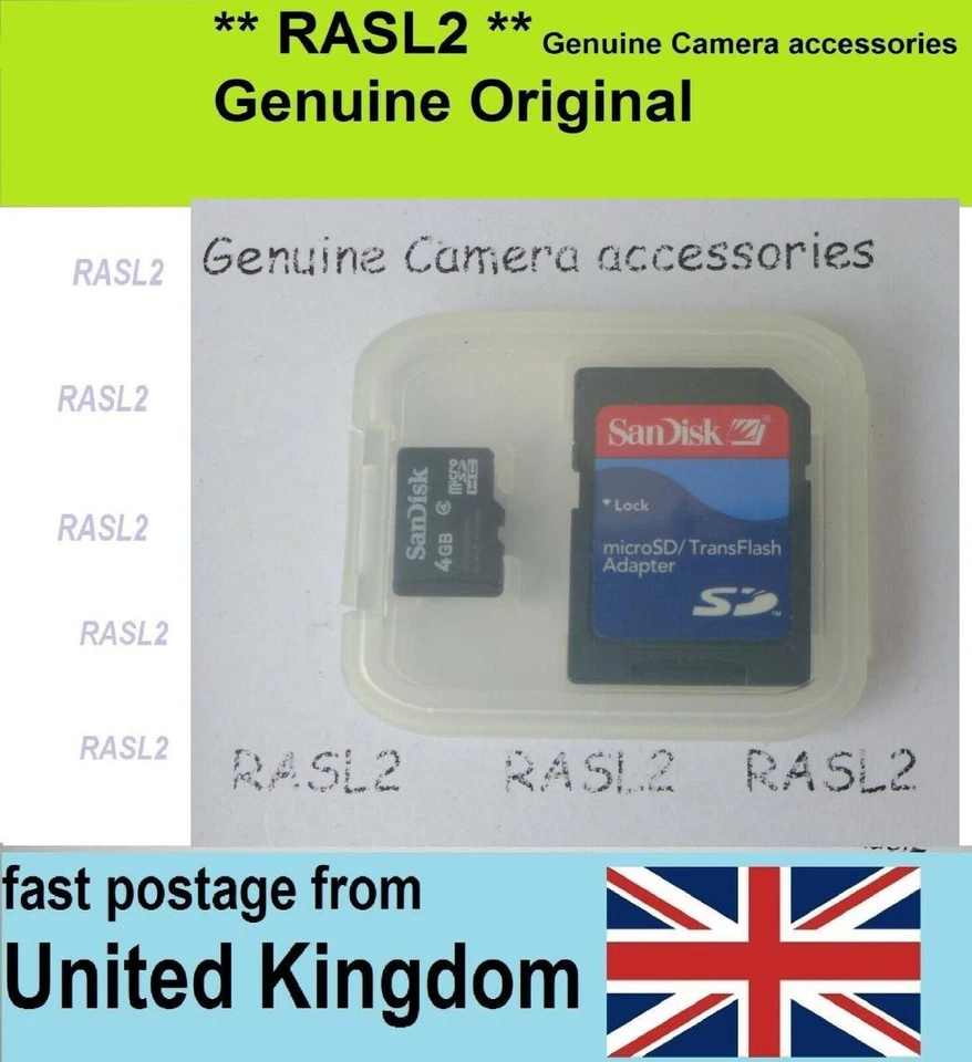 Memory Card For Samsung ST200F WB-30F WB-31F WB-32F, Canon IXUS 500HS, 510HS - Image 1 of 2