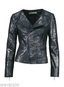 Designer Lederjacke Ashley Brooke / heine Größe 42 NEU - Bild 1 von 3